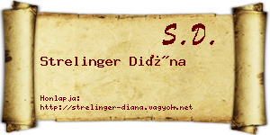 Strelinger Diána névjegykártya